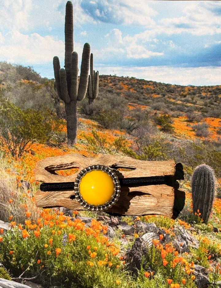 Yellow Rosarita Hair Charm