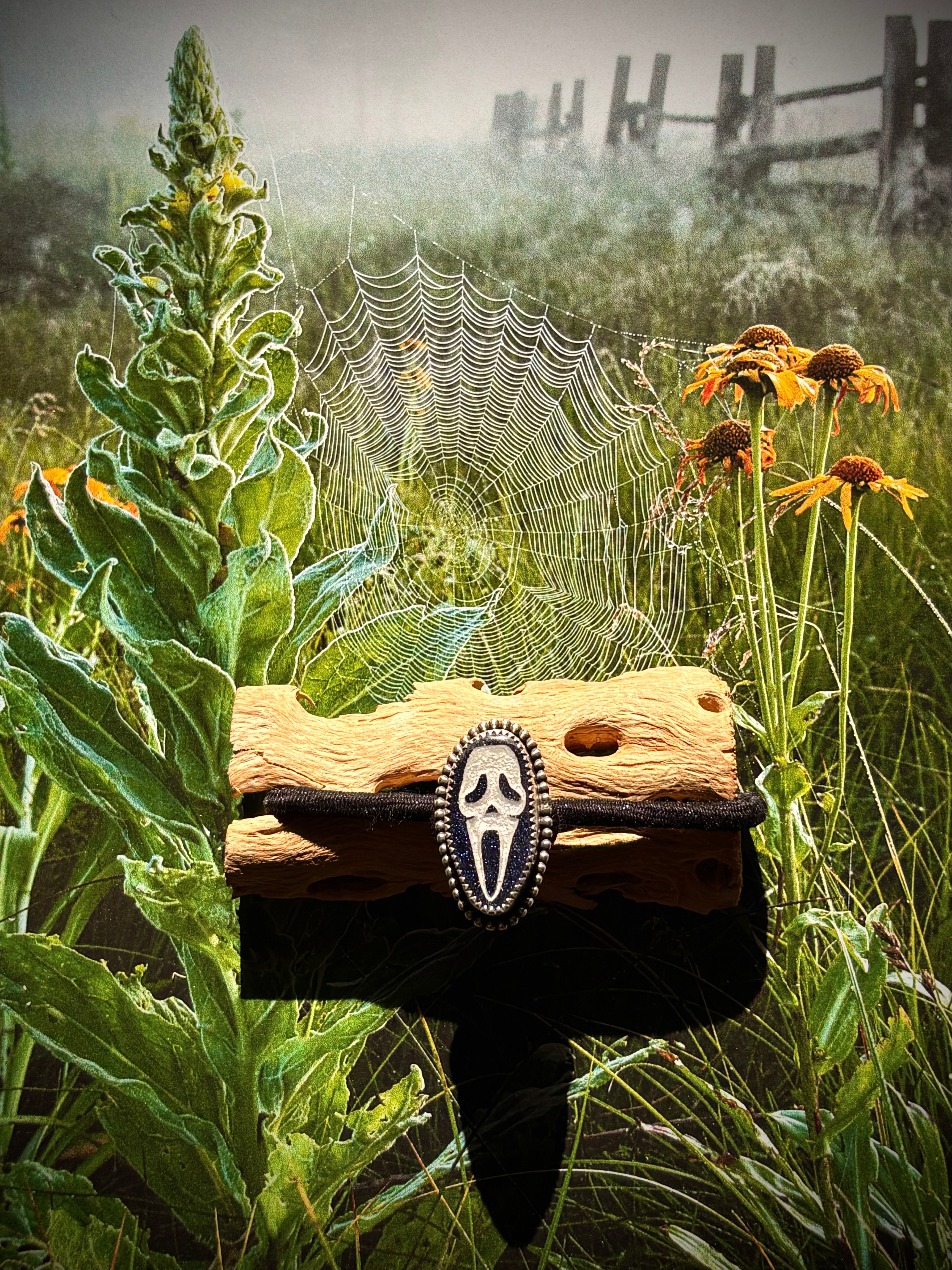 Ghost Face Hair Charm